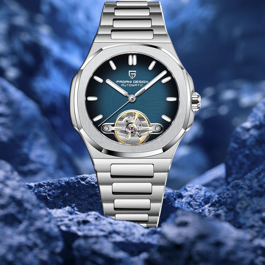 Patek Philippe Watch Nautilus - パガーニデザイン 新型機械式中空トゥールビヨン メンズ腕時計 スポーツ エレガント サファイア