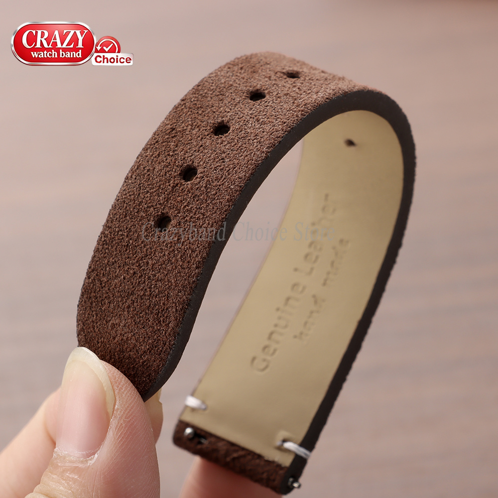 20mm 22mm スエードレザー製腕時計ストラップ オメガ - Suede Strap Watch のレビューと価格