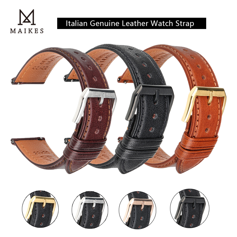 新しい本物の革バンド24ミリメートル20ミリメートル22ミリ - Leather Strap Quick Release のレビューと価格