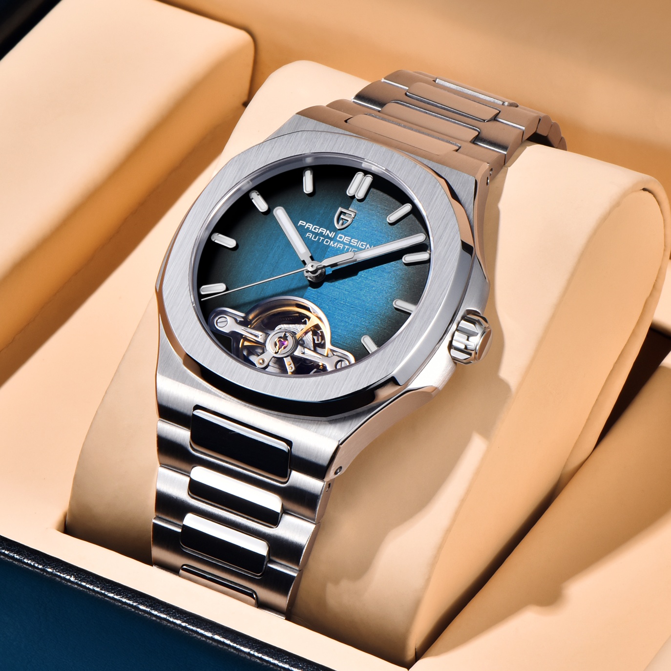 パガーニデザイン 新型機械式中空トゥールビヨン メンズ腕時計 - Patek Philippe Watch Nautilus のレビューと価格